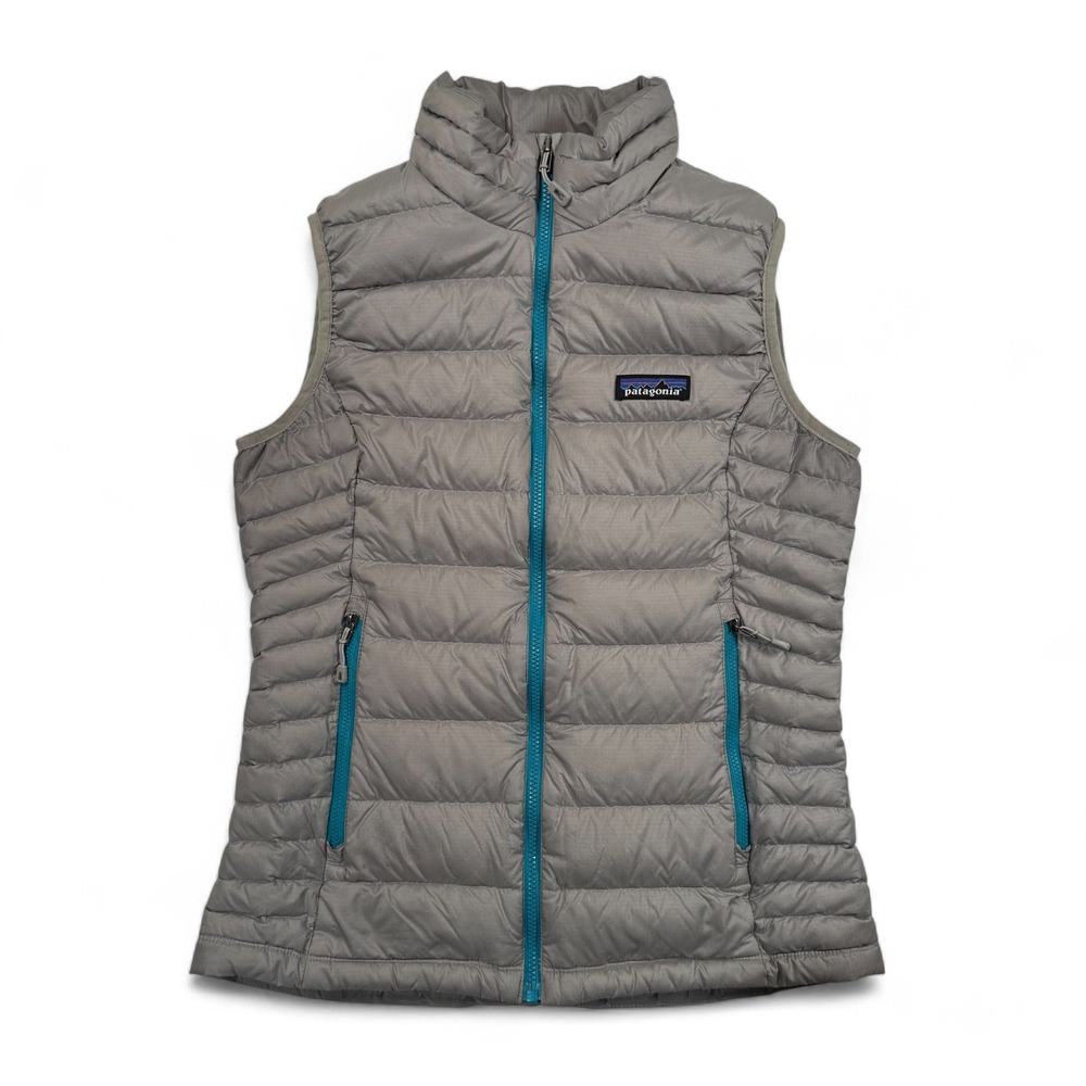 Patagonia Down Sweater Vest Womens‎ XS Gray Puffer Sleeveless Jacket